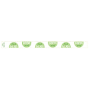 Hubert 99395 - Band-It Food Label, "Fresh Salads", 13-3/4" X 1"