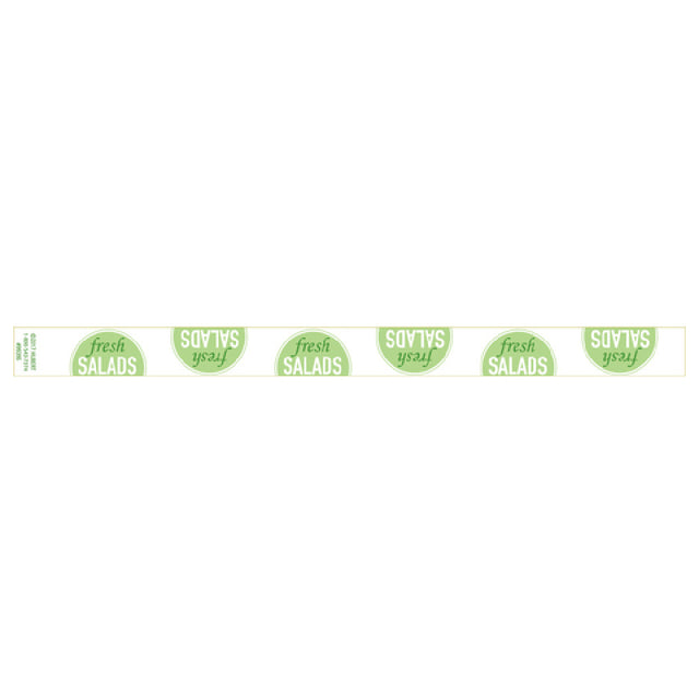 Hubert 99395 - Band-It Food Label, "Fresh Salads", 13-3/4" X 1"