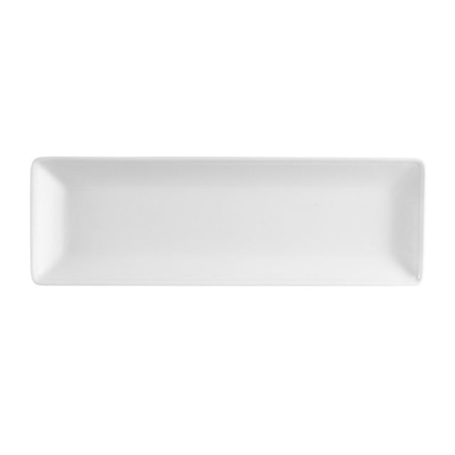 CAC China LON-12 Long Island Platter 10-1/2"L X 3-5/8"W X 3/4"H Rectangular