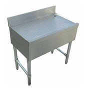 Omcan 43472 (43472) Bar Drainboard 19"W X 25"D X 18"H 1" LPS Drain Tubing
