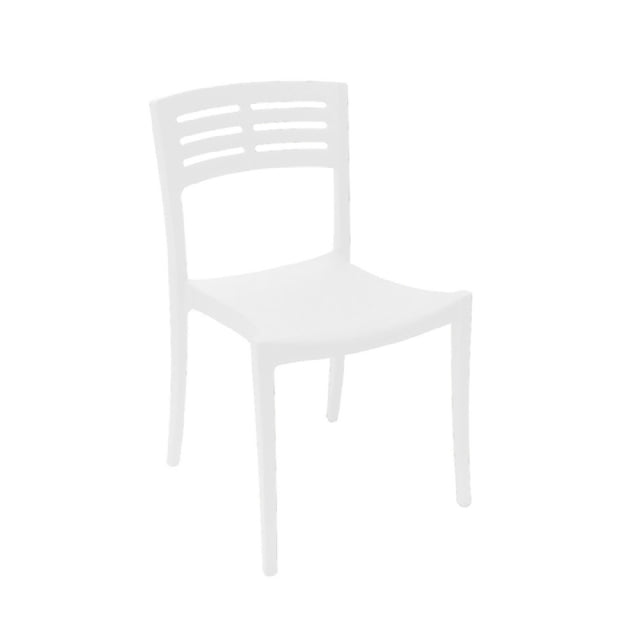 Grosfillex US738096 - Vogue Stacking Side Chair, Indoor/outdoor Use, Contoured
