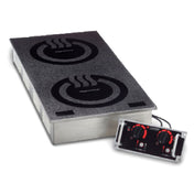 Cooktek 601901 (MCD2502F) Heritage Induction Range Drop-in Double Hob (front-to-back)