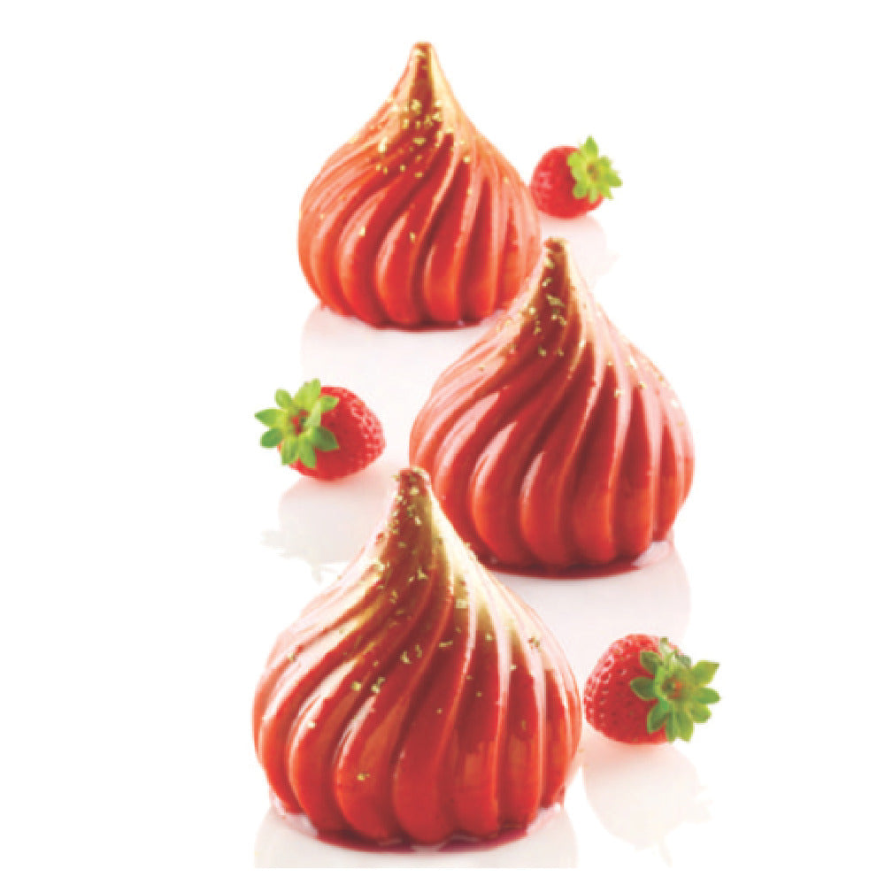 JB Prince MA109 Russian Tale Mold 2-pieces Makes (5) 2-1/2" Russian Tale Swirls