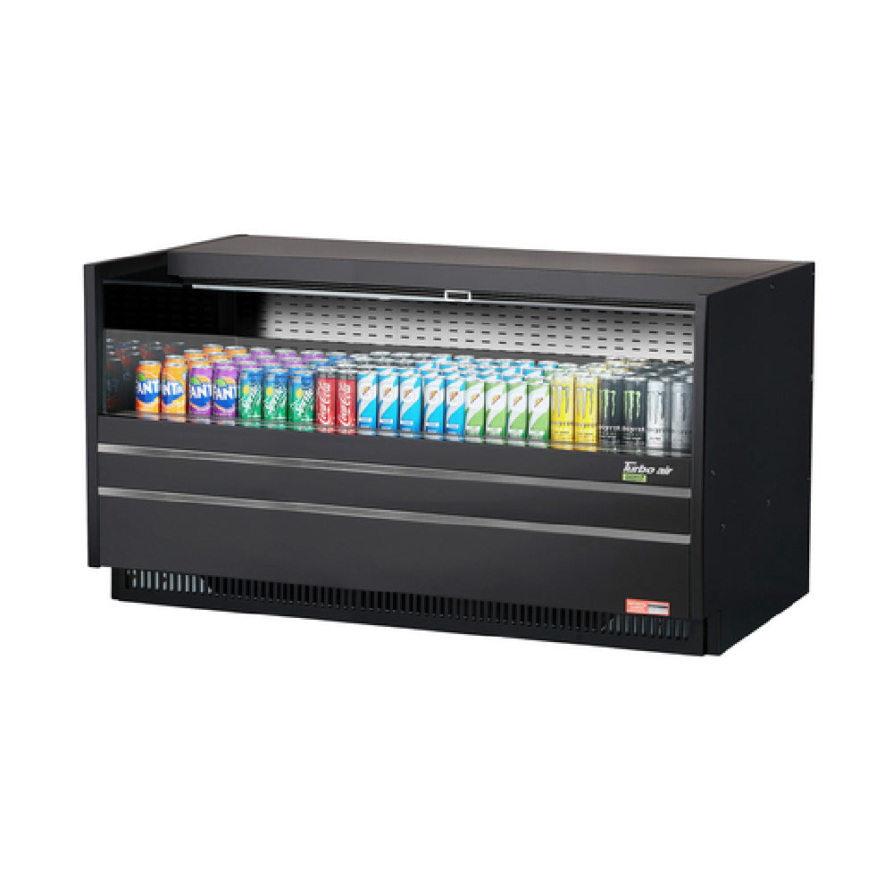 Turbo Air TOM-60UC-W(B)-N Drop-In Horizontal Open Display Case Low Profile 8.6 Cu. Ft. Capacity