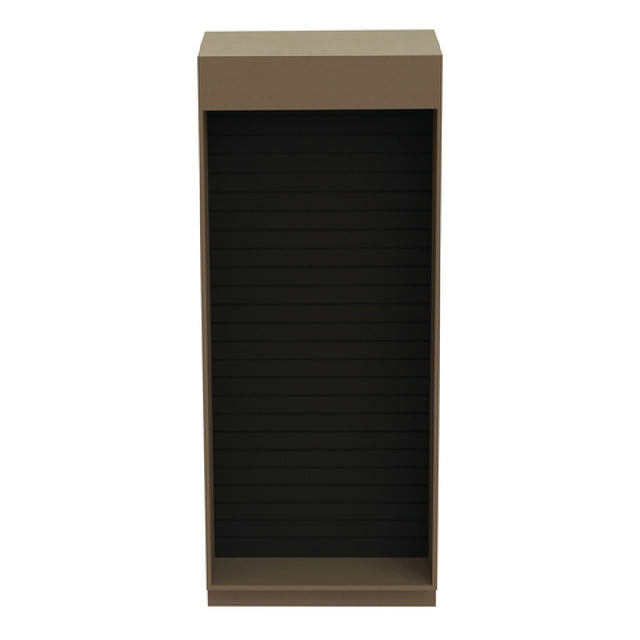 Hubert 52010 - Expressly Hubert® Micro Market Slatwall Snack Kiosk - 36"W X 26 3/4"D X 88"H