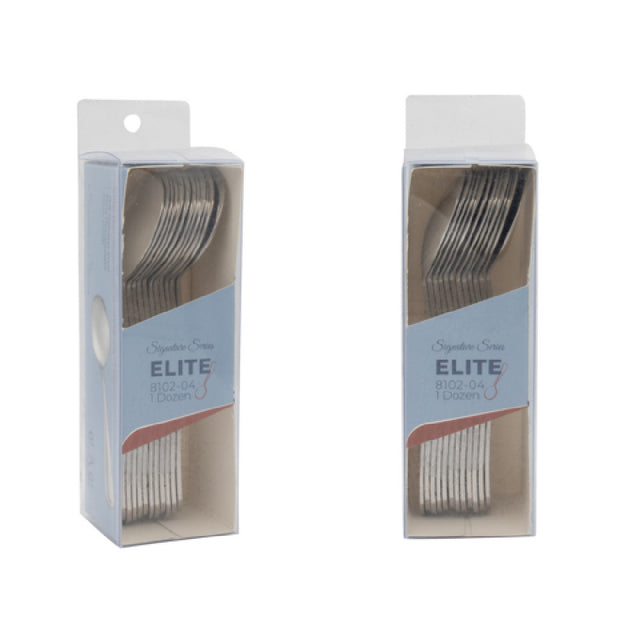 CAC China 8102-04 Elite CPK Bouillon Spoon 5 7/8" Extra Heavy Duty