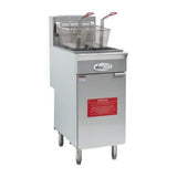 Hubert 145866 - Value Series Floor Fryer, 15 1/2"W X 30"D X 47"H, 40 Lb. Tank Capacity