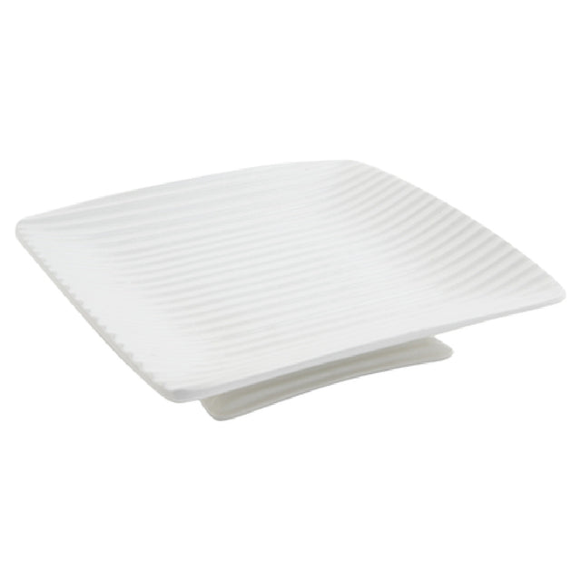 Bon Chef 99189920IVY Platter 10" X 10" X 1" H Ribbed