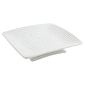 Bon Chef 99189920TEAL Platter 10" X 10" X 1" H Ribbed