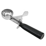 Empura 225316 - Disher, 1 Oz / #30 Thumb Press - Black Handle, Chef Approved