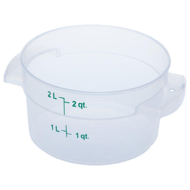 Carlisle 1096330 Carlisle StorPlus™ Food Storage Container 2 Qt. Round