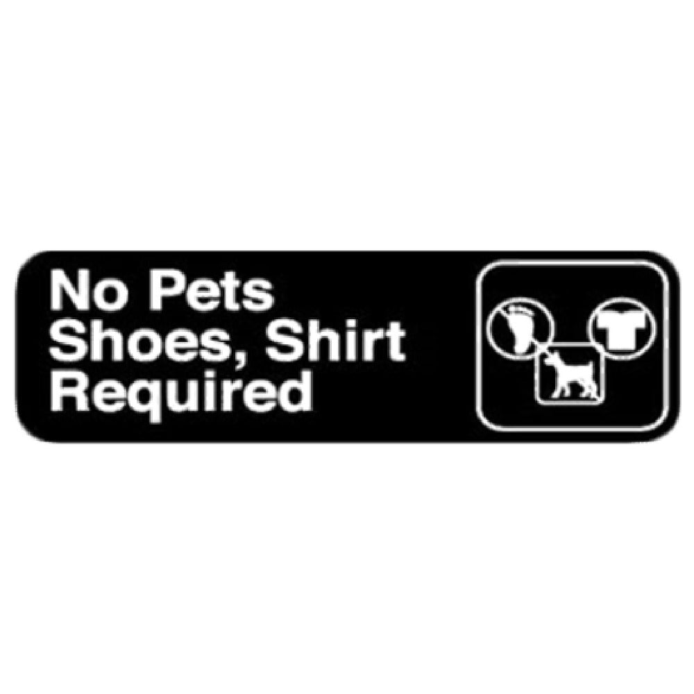 Royal ROY 394523 - Sign, 3" X 9", "No Pets