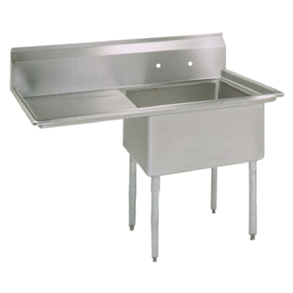 BK Resources ES-1-18-12-18L Economy Sink One Compartment 38-1/2"W X 23-13/16"D X 43-3/4"H Overall Size