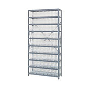 Quantum 1275-201CL Shelving Unit 12"D X 36"L X 75"H Heavy Duty