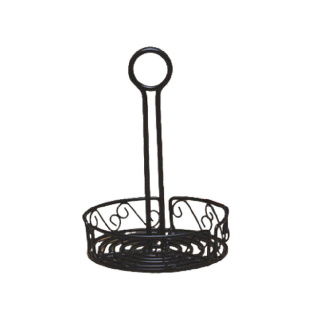 American Metalcraft WBCC6 Ironworks™ Condiment Rack 6-1/4" Dia. X 9"H Round
