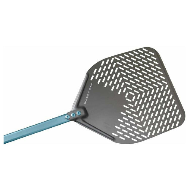 GI Metal E-45RFX - 2Smart Perforated Rectangular Pizza Peel, 18" X 59", 79 Overall Length