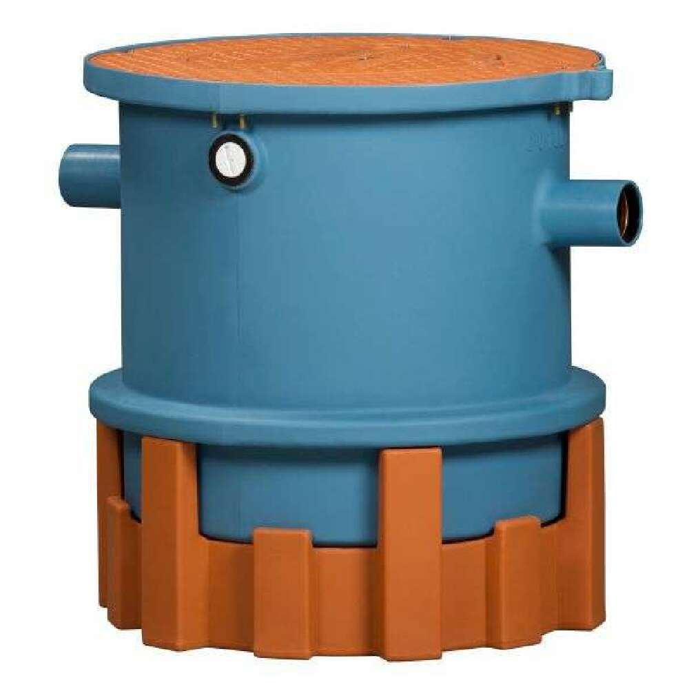 Big Dipper TZ-400-SSA - Trapzilla Grease Interceptor With Support Stand, 4" Inlet/Outlet