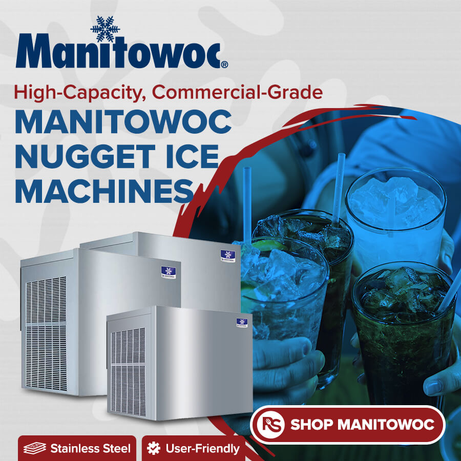 Manitowoc commercial nugget ice machines for high-capacity beverage service