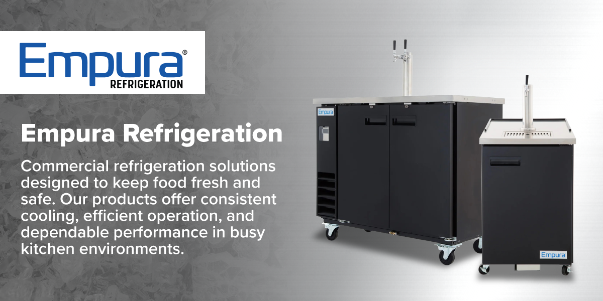 Empura Refrigeration E-KB81F 81 Inch Reach-In Freezer Automatic Defrost