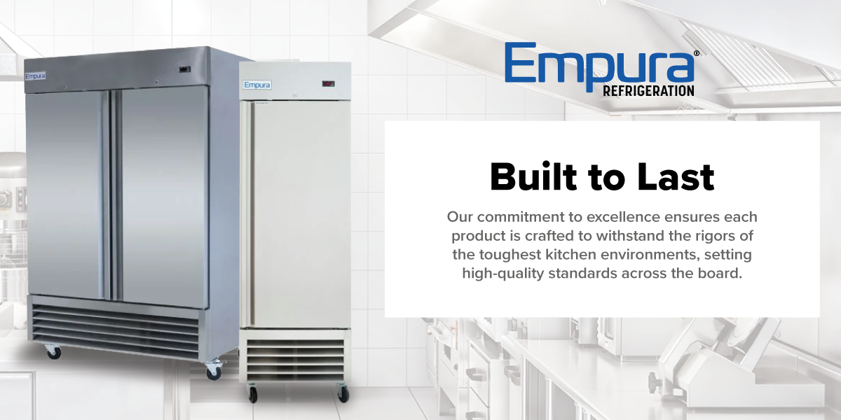 Empura Refrigeration E-KB81F 81 Inch Reach-In Freezer Automatic Defrost