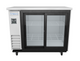 E-KBB48-2G-24SD-S Refrigerated Back Bar Cabinet 3D View