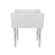Empura Stainless EB2B101410 26 Inch Two Bowl Underbar Sink 18 Gauge with NSF