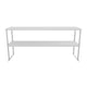 Empura EDOS1872 72 Inch Overshelf Table-Mounted 18 Gauge Stainless Steel with Double Shelves