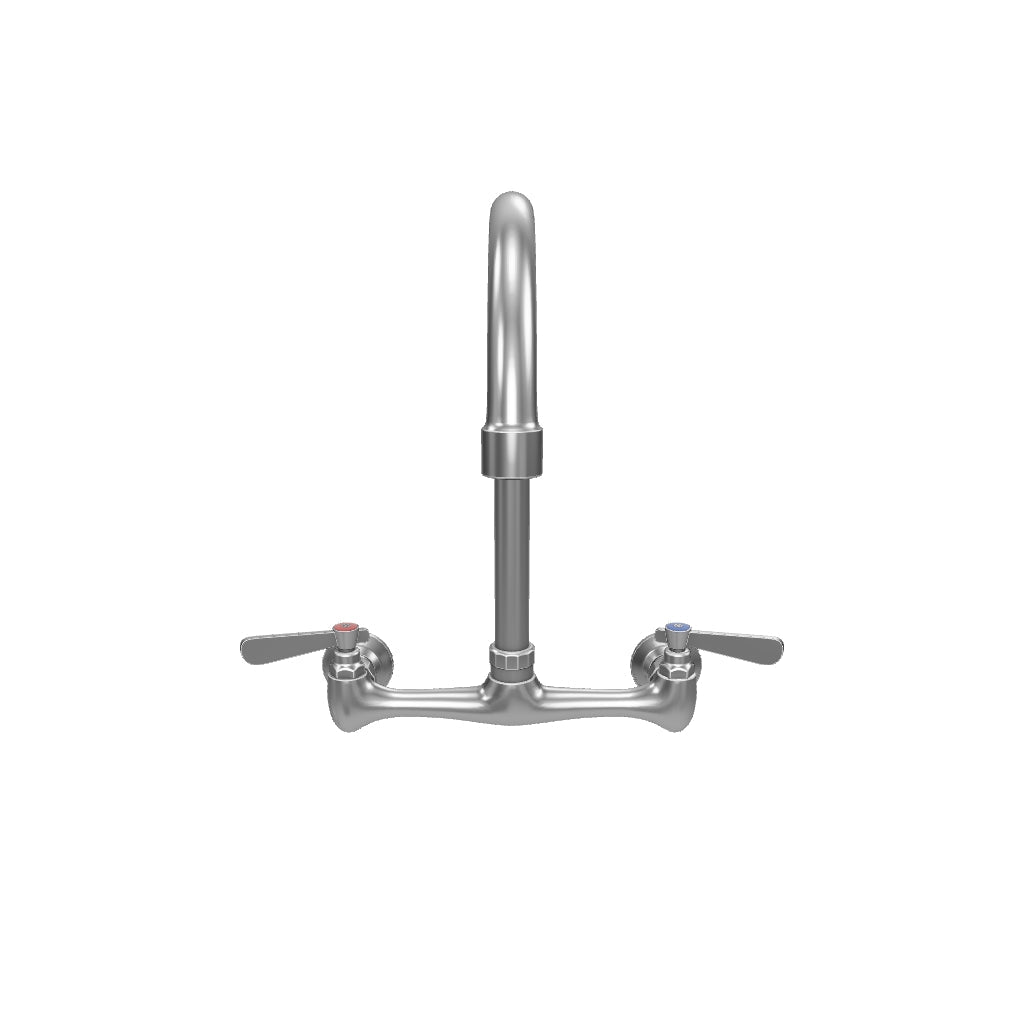 EFW8080GS Wall Splash Mount Faucet 3D View