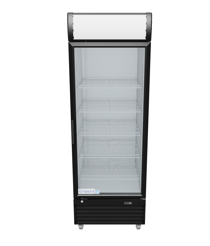 EGM-23B Glass Door Refrigerated Merchandiser 3D View