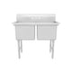 Empura EHD21818 43 Inch Stainless Steel Sink Heavy Duty with Dual Bowls