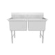 EHD22424 (2) Two Compartment Sink 3D View
