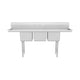 Empura Stainless EHD31515LR15 79 Inch Sink Heavy Duty Three Compartment
