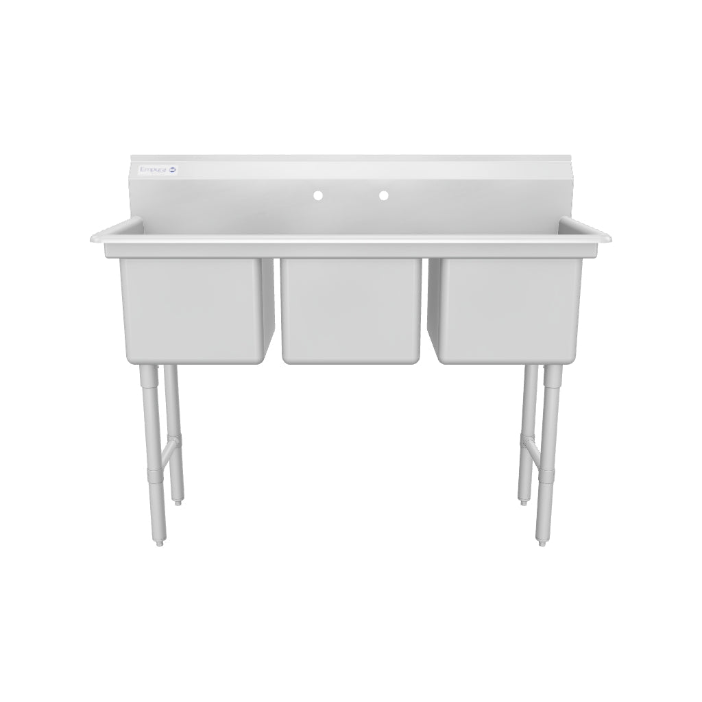 EHD31515 (3) Three Compartment Sink 3D View
