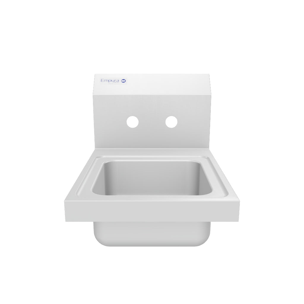 Empura EHS12 12 Inch Hand Sink Wall Mounted Gooseneck Faucet Stainless Steel