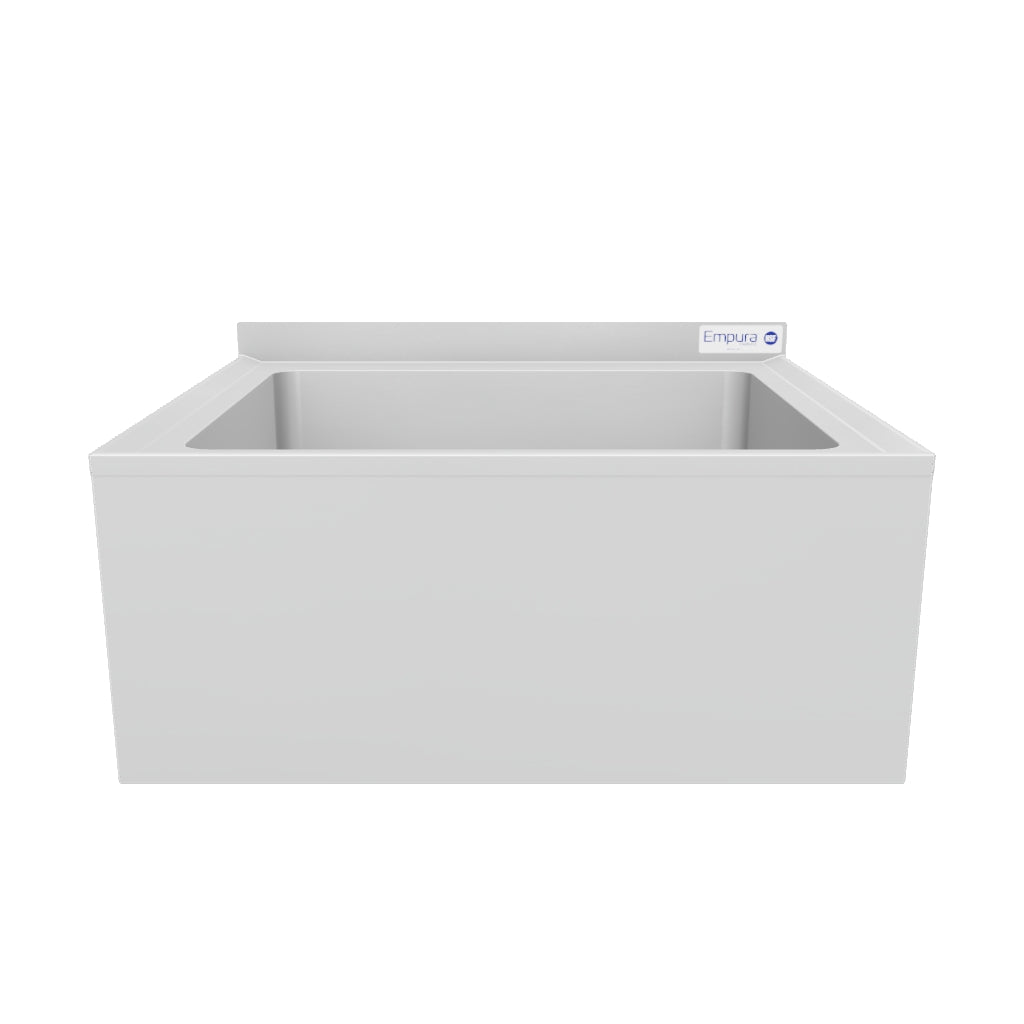 Empura Stainless EMS201606 24 Inch Mop Sink with 18 Gauge Stainless Steel