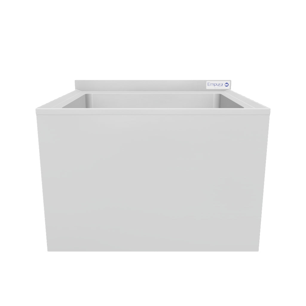 Empura Stainless EMS201612 24 Inch Mop Sink 18 Gauge 304 Stainless Steel with NSF