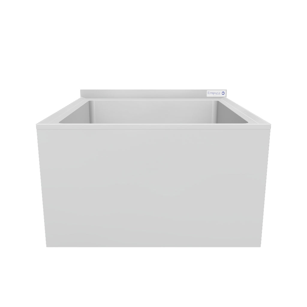 Empura Stainless EMS242412 28 Inch Mop Sink 18 Gauge for Cleaning