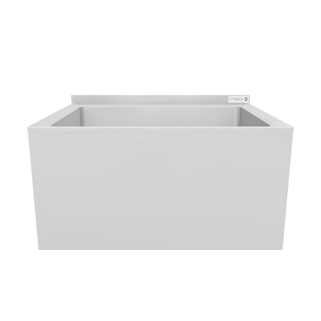 Empura EMS282012 Mop Sink 32 Inch Bowl 28 Inch by 20 Inch 18 Gauge Stainless Steel with NSF