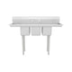 ESD31014LR12 (3) Three Compartment Sink 3D View