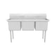 ESD31818 (3) Three Compartment Sink 3D View