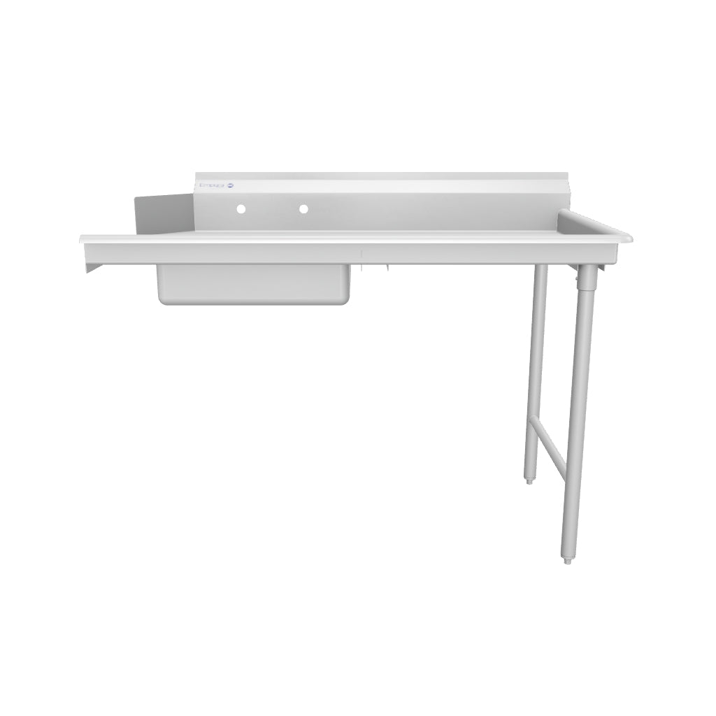 Empura Stainless ESDT60R 60 Inch Soiled Dishtable with Pre-Rinse Bowl
