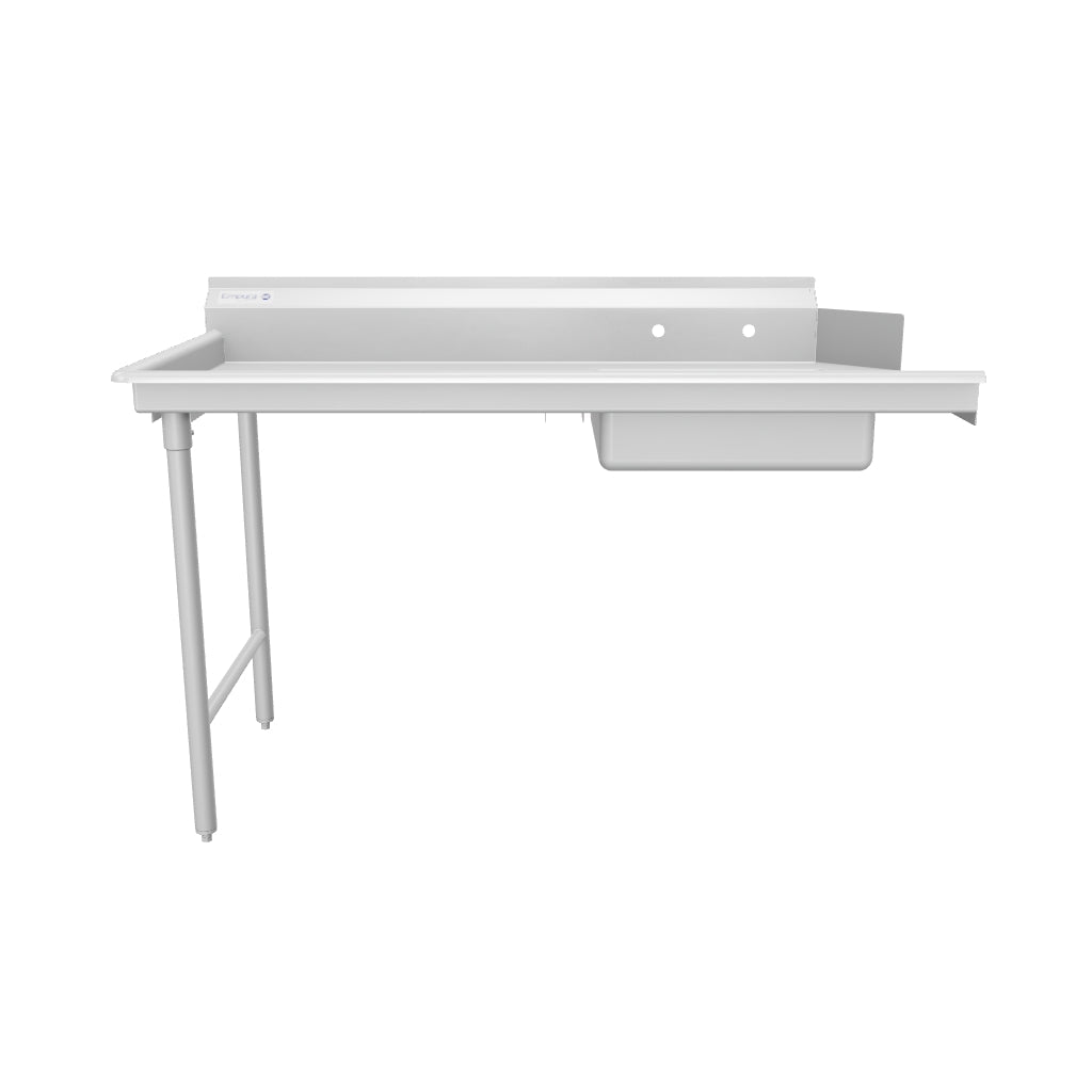 Empura ESDT72L 72 Inch Soiled Dishtable with Pre-rinsebowl Stainless Steel