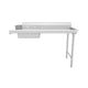 Empura Stainless ESDT72R 72 Inch Soiled Dishtable with Pre-Rinse Bowl