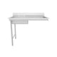 EUDT48L Soiled Undercounter Dishtable 3D View