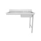 EUDT48R Soiled Undercounter Dishtable 3D View