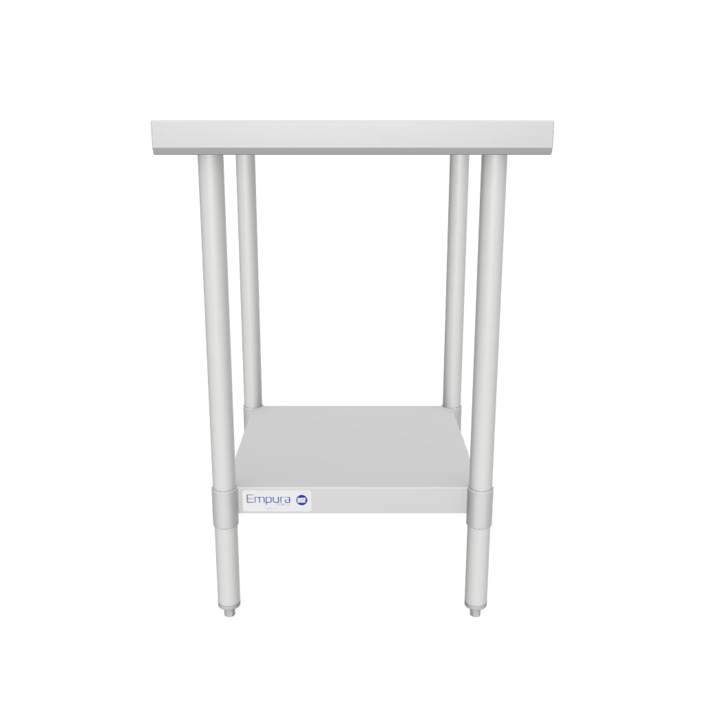 EWT2424 24" - 27" Stainless Steel  Top Work Table 3D View

