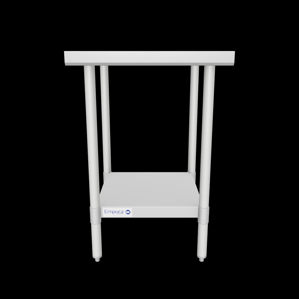 EWT2424 24" - 27" Stainless Steel Top Work Table 3D View