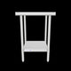 EWT2424 24" - 27" Stainless Steel Top Work Table 3D View