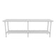 Empura Stainless EWT2496 96 Inch Work Table Economy Duty Galvanized Steel
