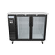 Empura Refrigeration E-KBB48-2G-24 49 Inch Back Bar Cooler with 2 Glass Doors